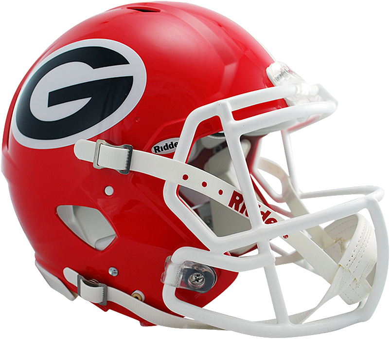 Georgia Bulldogs Red Football Helmet