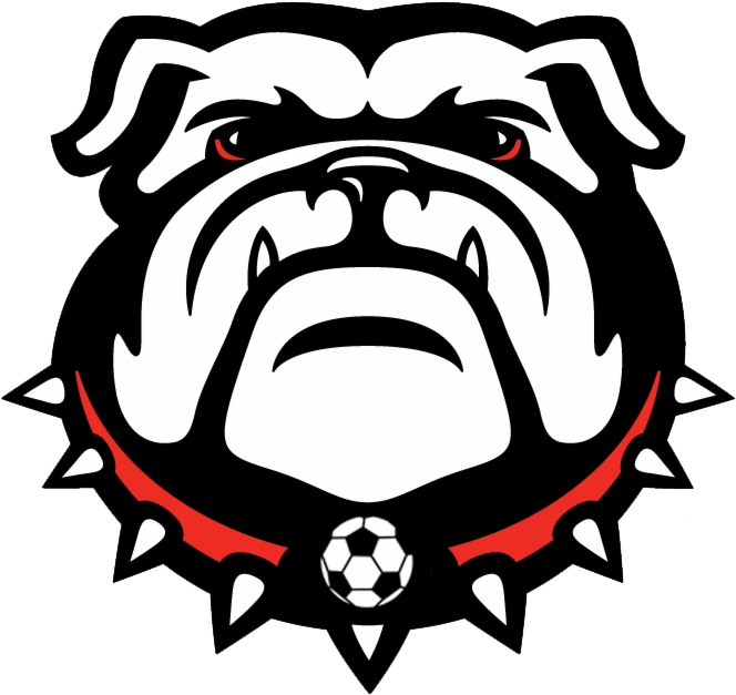 Georgia Bulldogs Soccer Mascot Logo