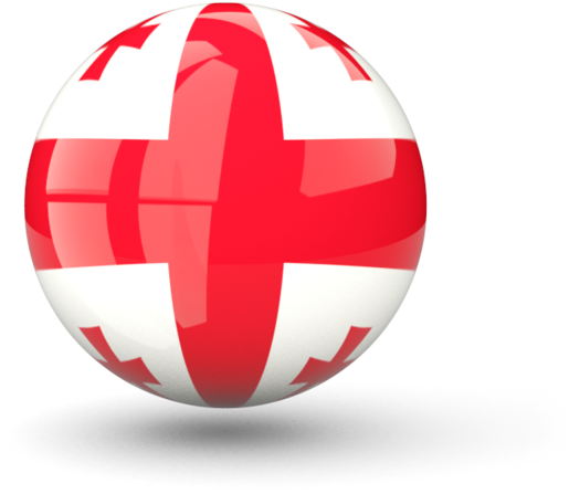 Georgian Flag Sphere3 D Render