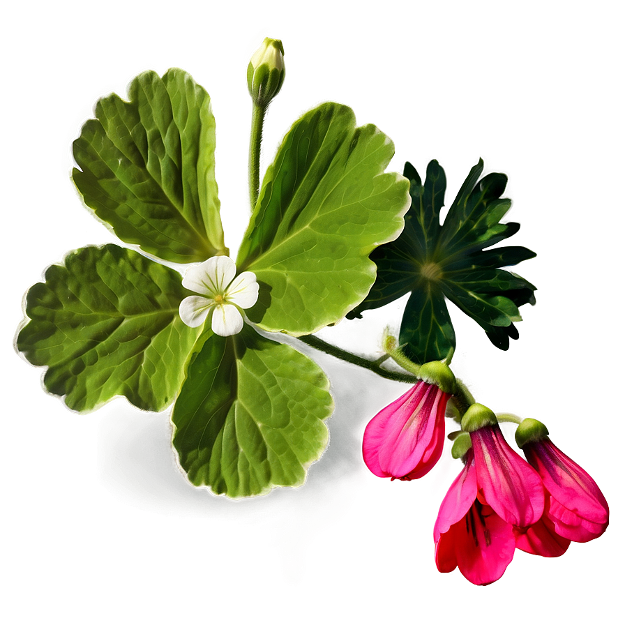 Geranium Flower Sketch Png Bvm