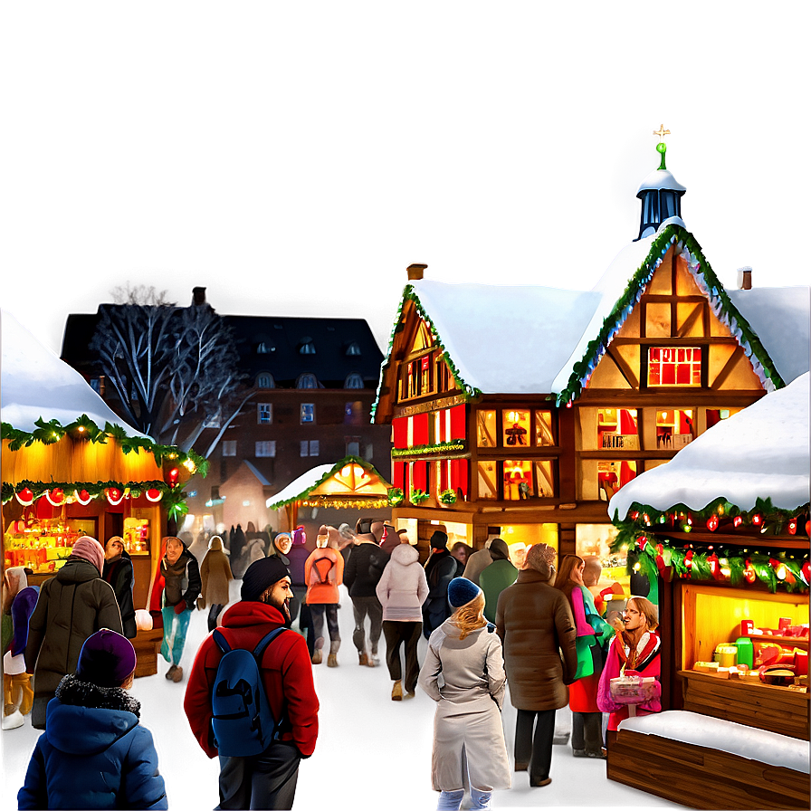 German Christmas Market Scene Png 06112024