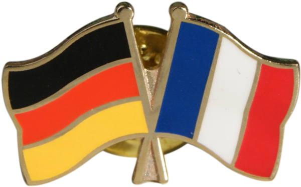 German French Friendship Pin