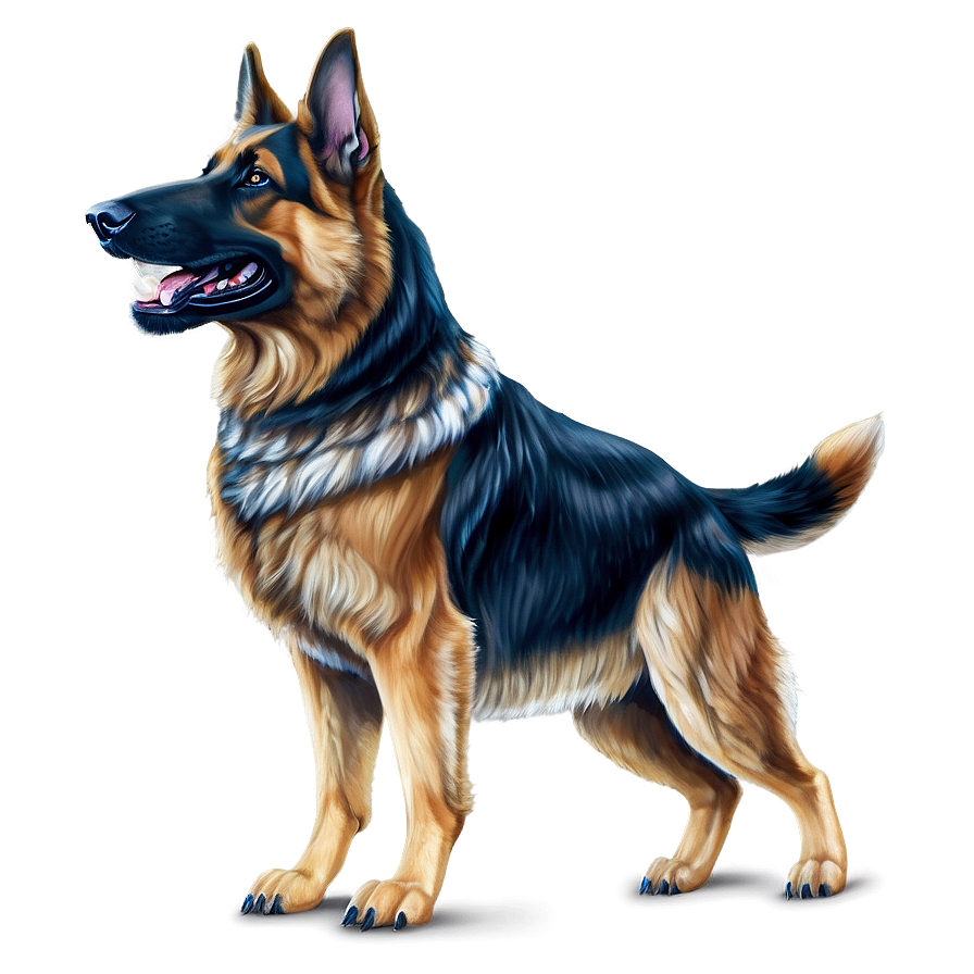 German Shepherd Adult Png Oga