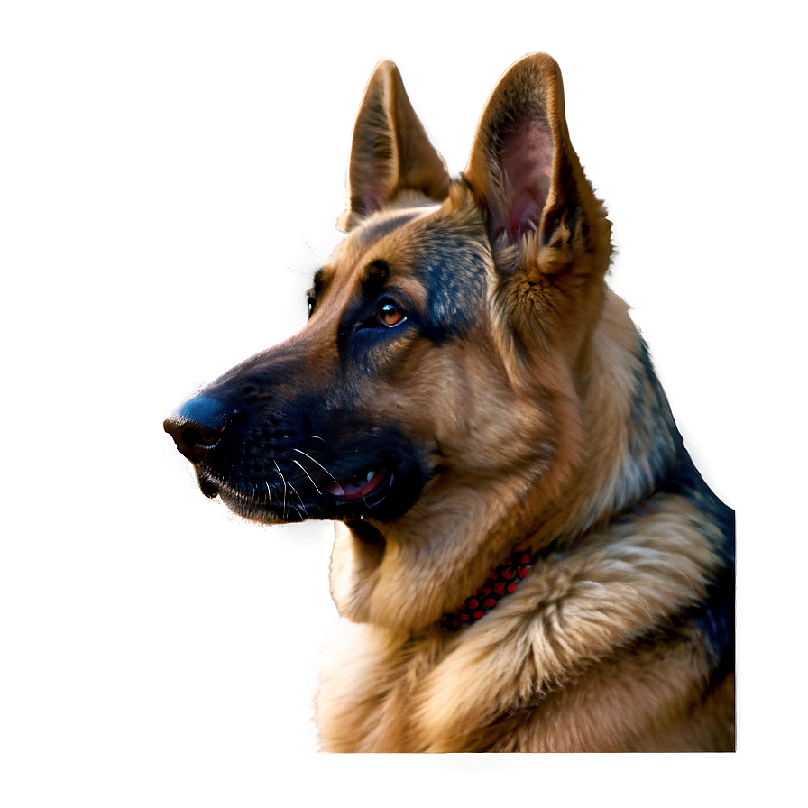 German Shepherd Close-up Png 19