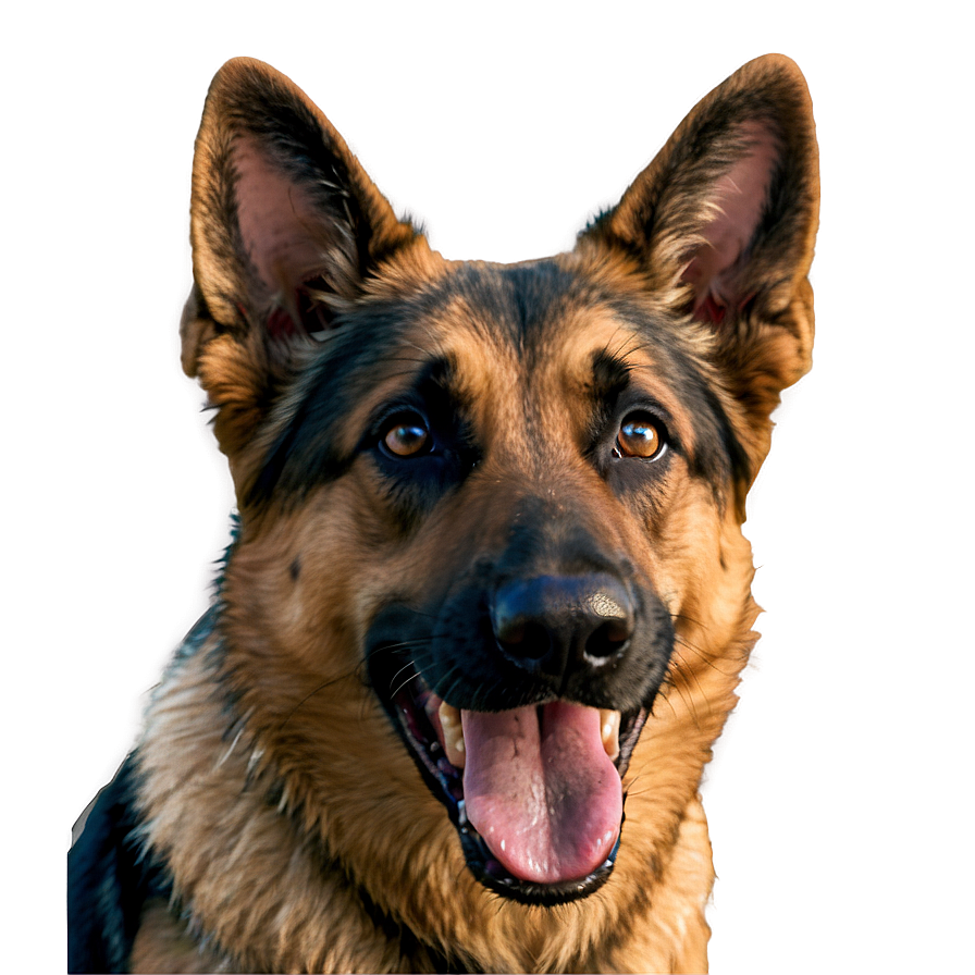 German Shepherd Dog Head Png 06212024