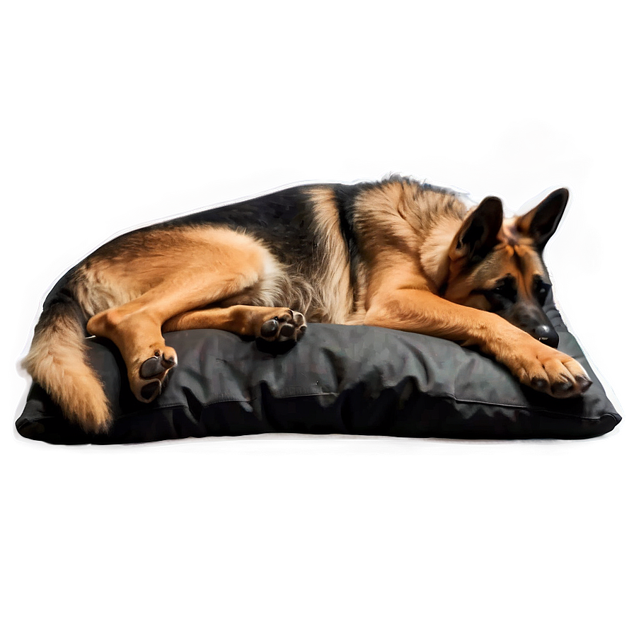 German Shepherd Sleeping Png Fmj