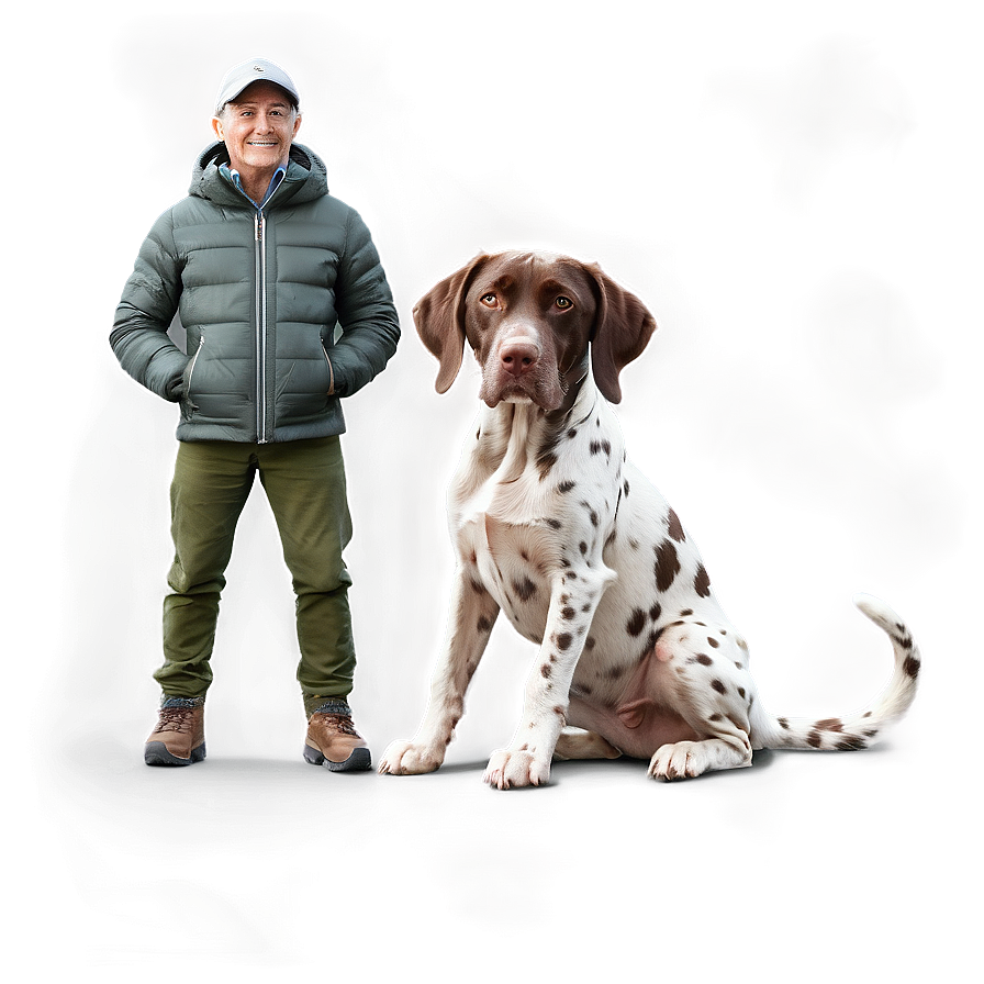 German Shorthaired Pointer And Cat Png Dpr10