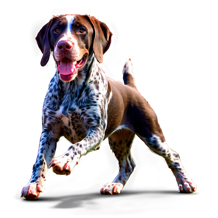 German Shorthaired Pointer At Play Png 82