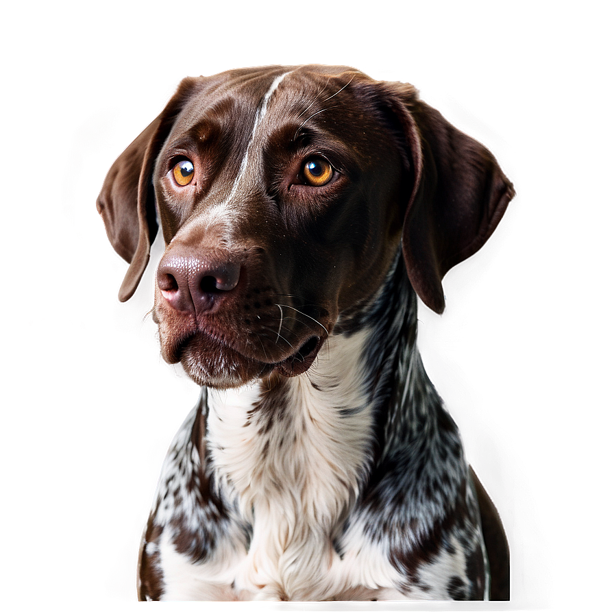 German Shorthaired Pointer Close-up Png Yhe27