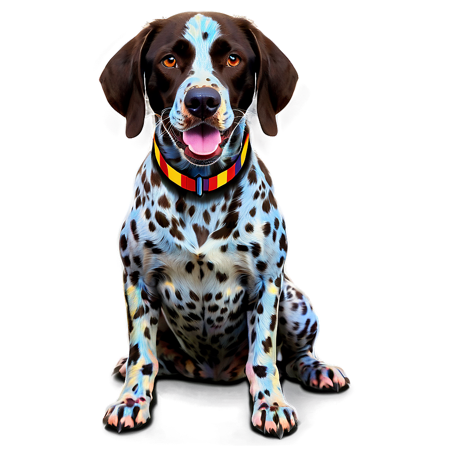 German Shorthaired Pointer With Toys Png Xea