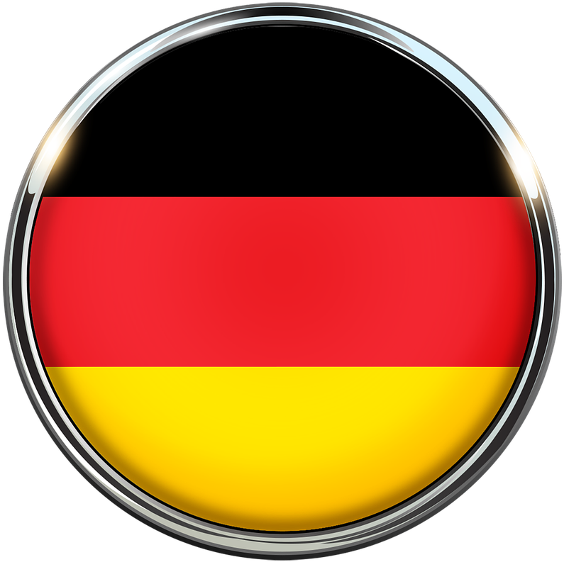 Germany Flag Button Design