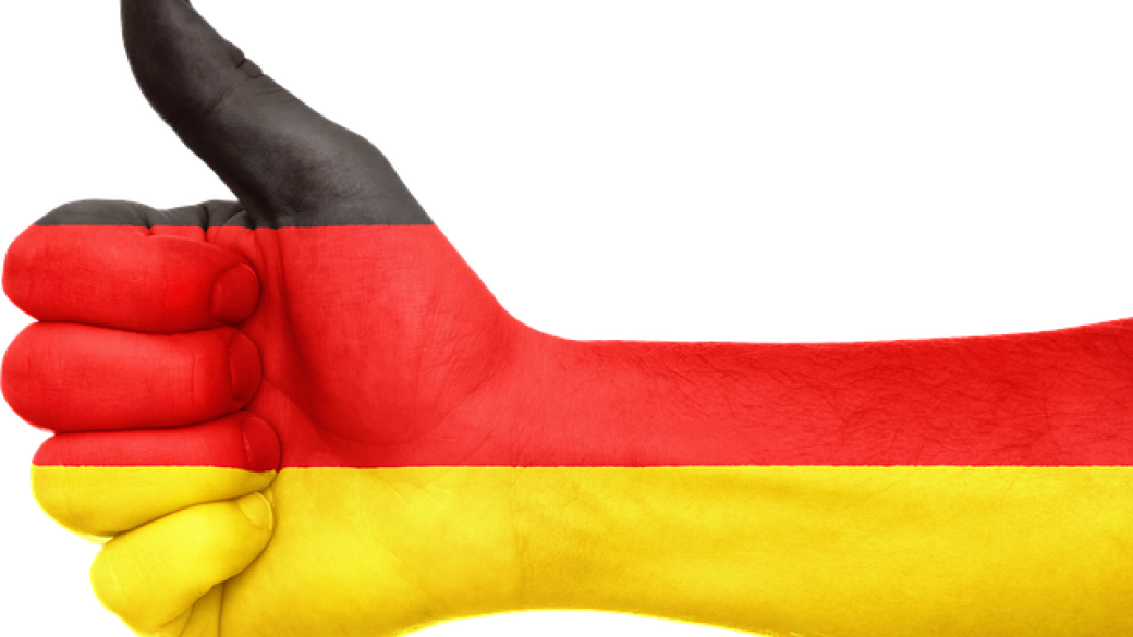 Germany Flag Thumbs Up Gesture