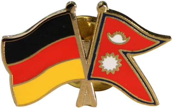 Germany Nepal Friendship Pin