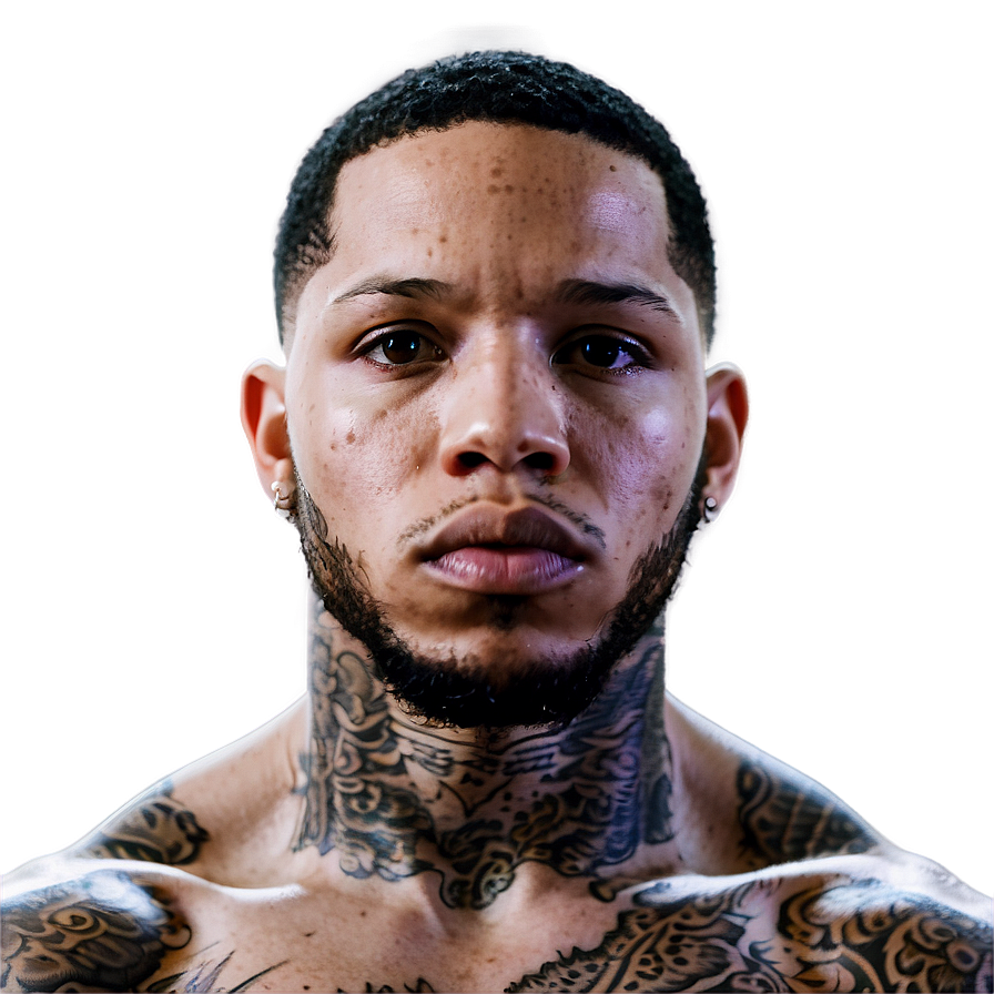 Gervonta Davis Intense Stare Png 7