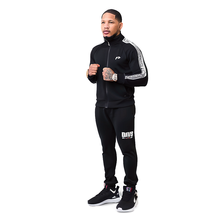 Gervonta Davis Pre-fight Focus Png Hak