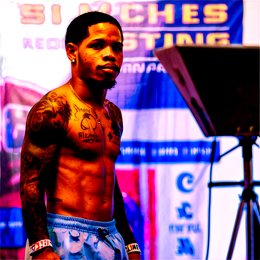 Gervonta Davis Weigh-in Ceremony Png Aqx