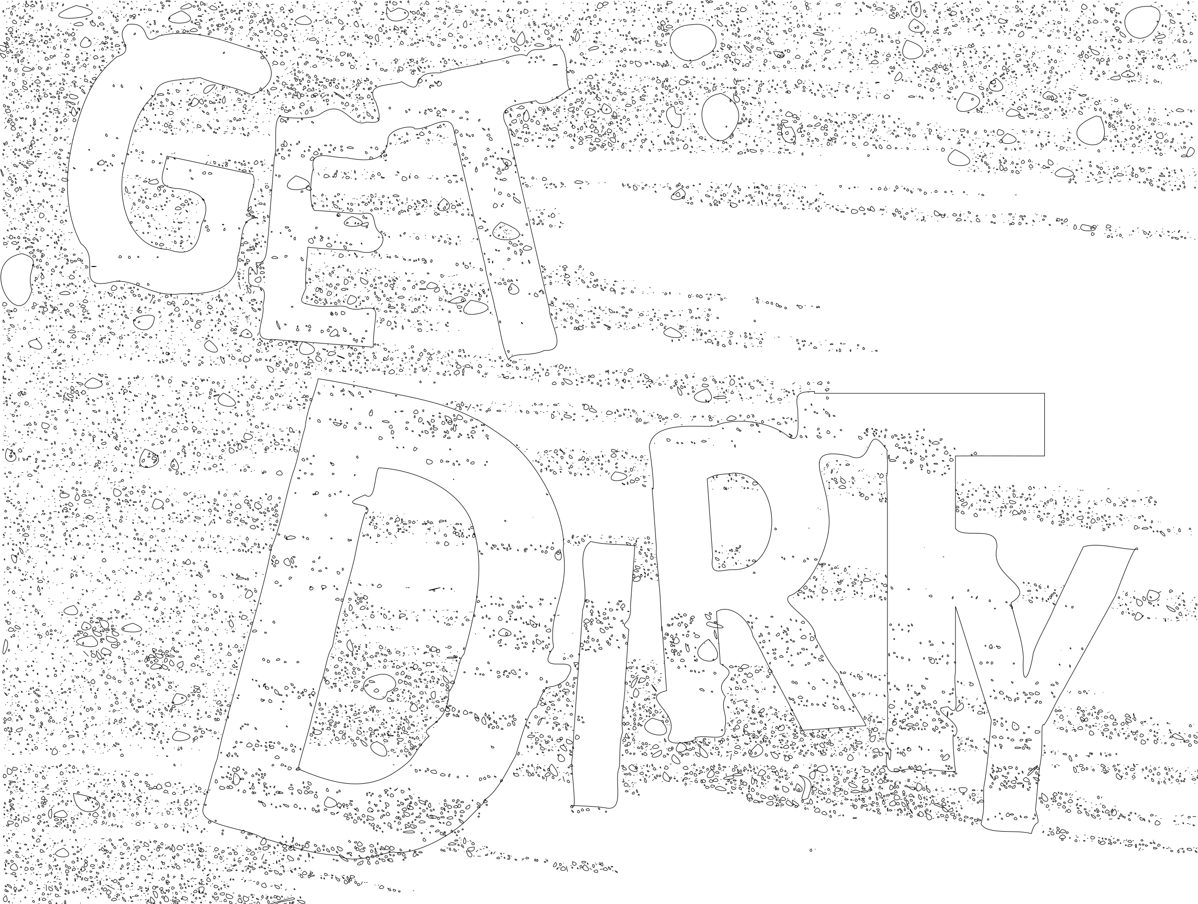 Get Dirty Text Design