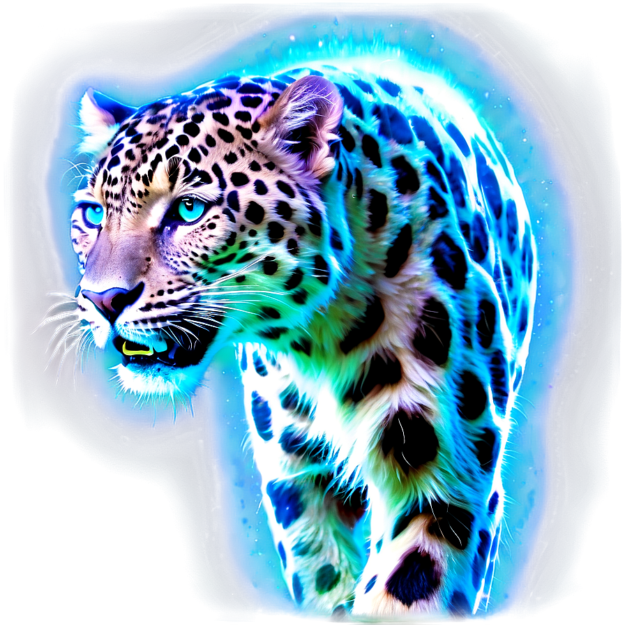 Ghostly Leopard Spirit Png 06112024