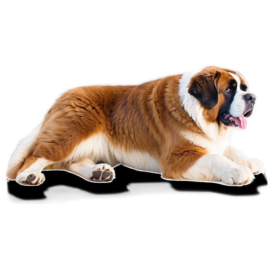 Giant St Bernard Pose Png 06292024