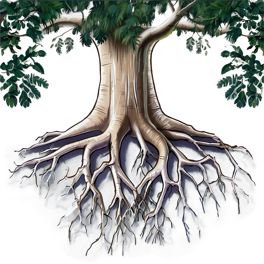 Giant Tree Roots Representation Png Hmk