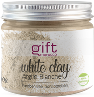 Gift Morocco White Clay Jar