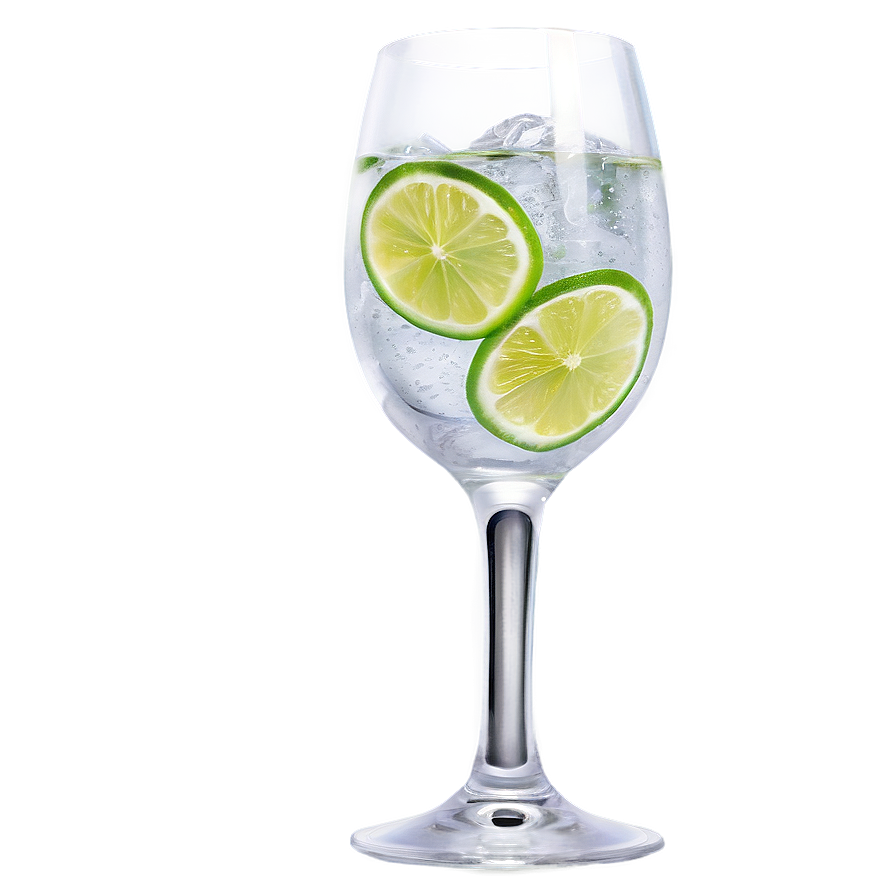 Gin And Tonic Glass Png Gse