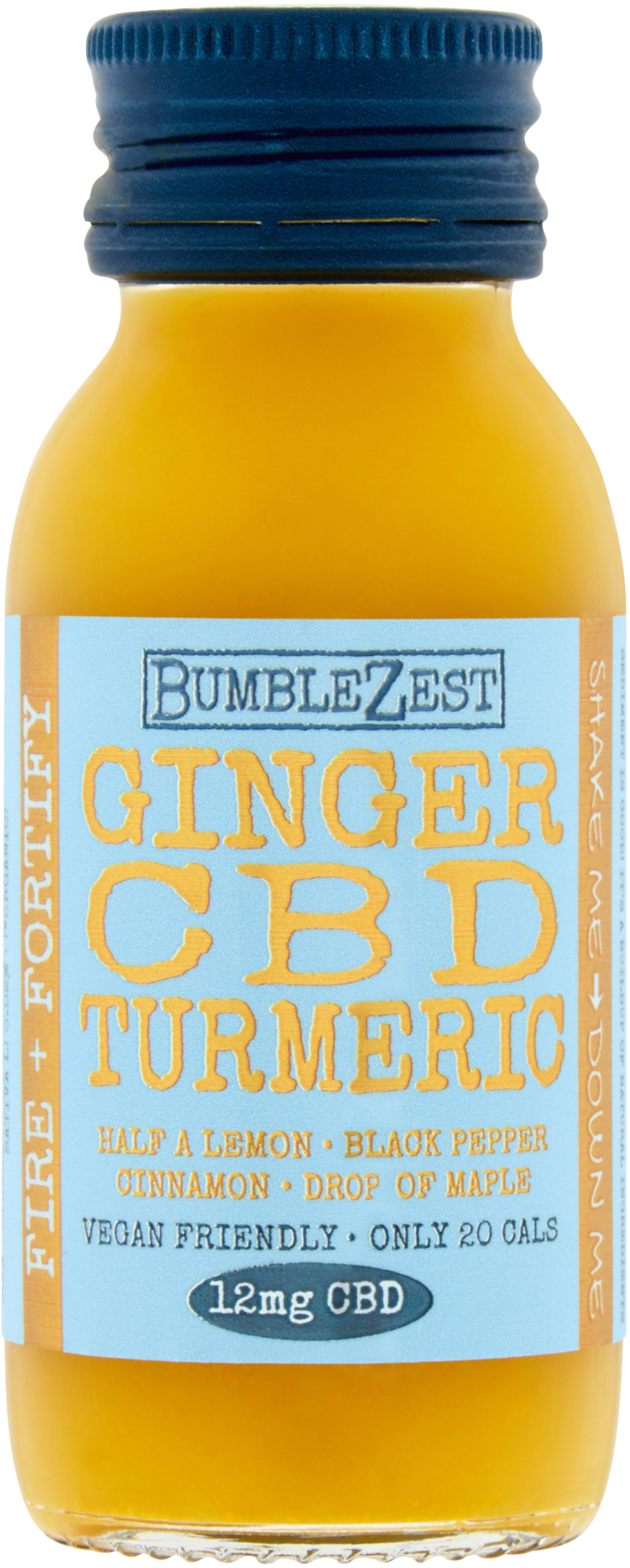 Ginger C B D Turmeric Drink Bottle