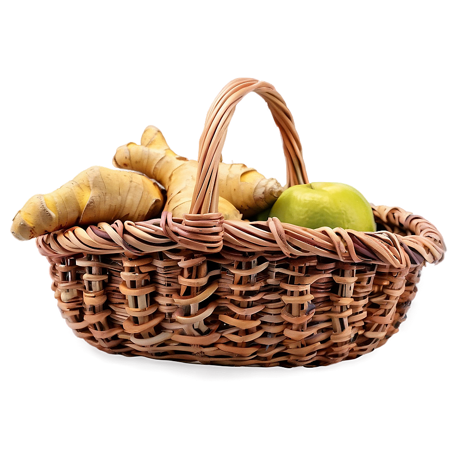 Ginger Harvest Basket Png 06202024