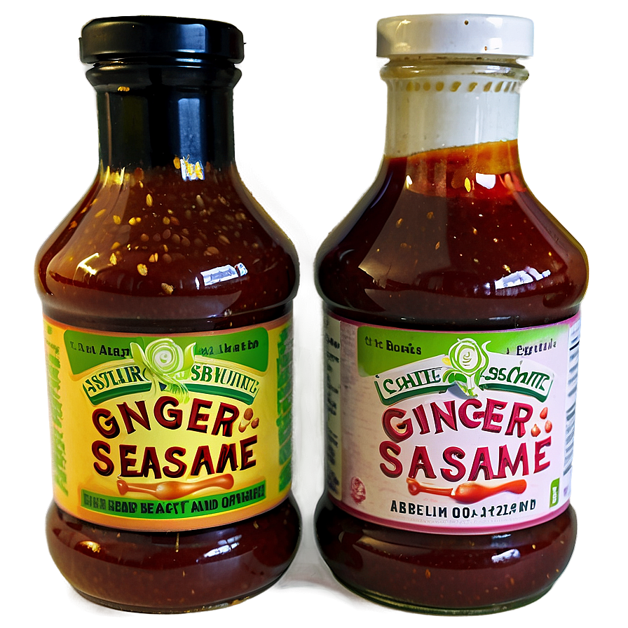 Ginger Sesame Bbq Sauce Png Hml82