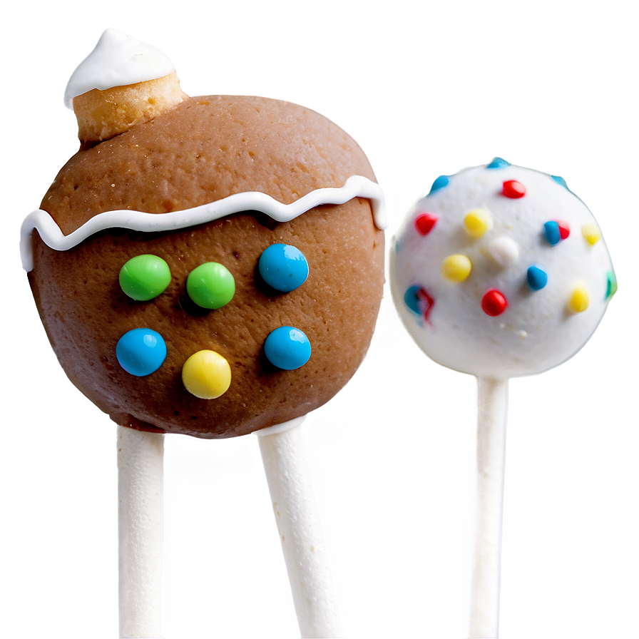 Gingerbread Cake Pops Png Lre