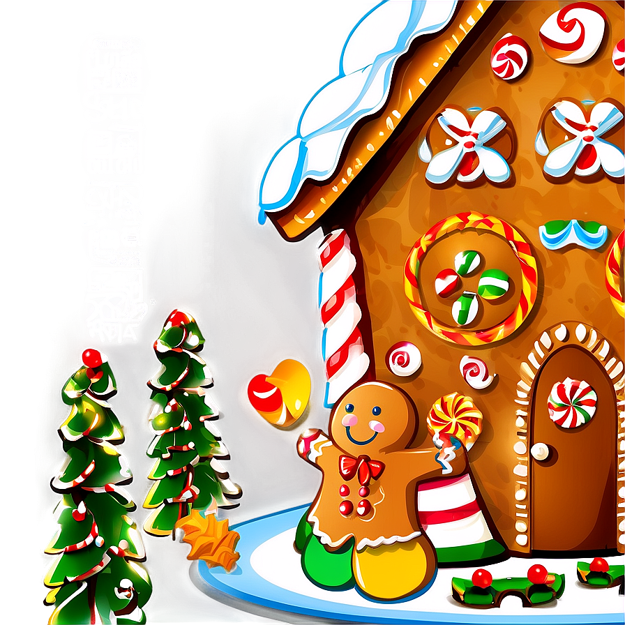 Gingerbread House Clipart Png 06292024