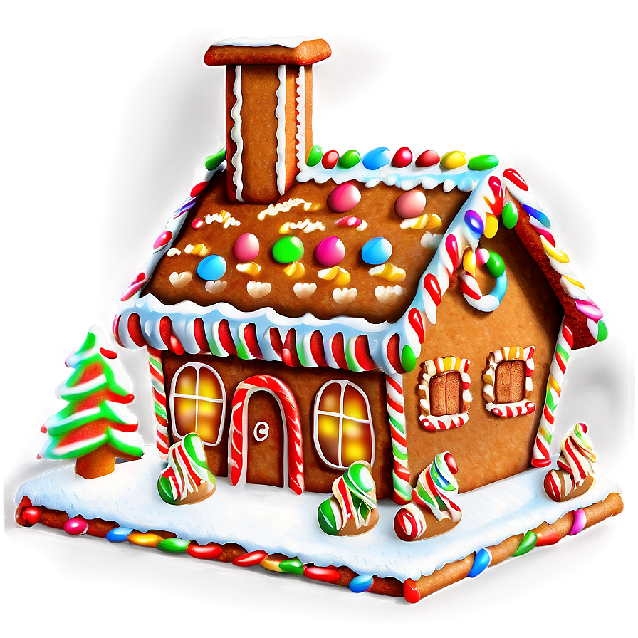 Gingerbread House Kit Png Cfs