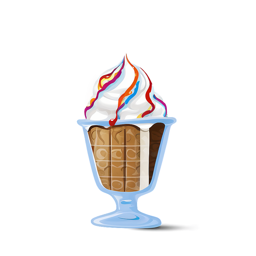 Gingerbread Ice Cream Sundae Png Mks