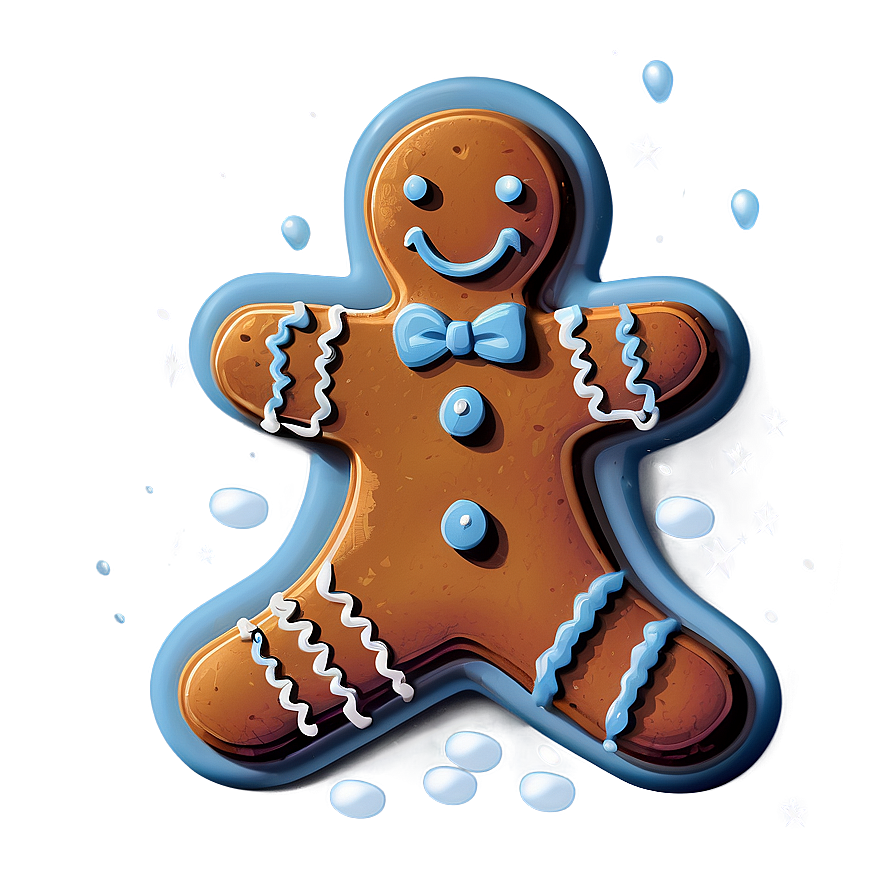 Gingerbread Man Icing Png Xqe99