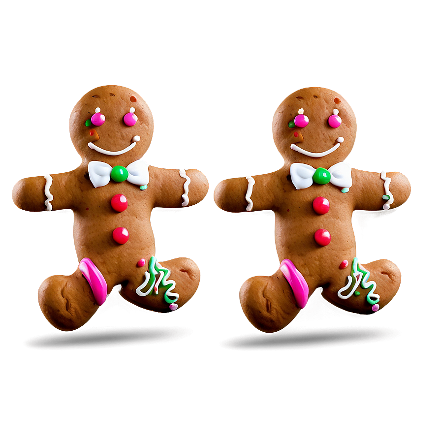 Gingerbread Man Running Png Eob