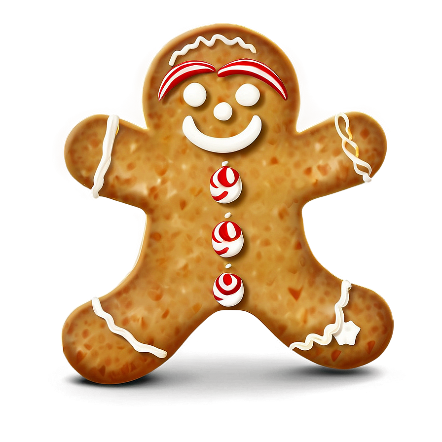 Gingerbread Man Silhouette Png Oop68