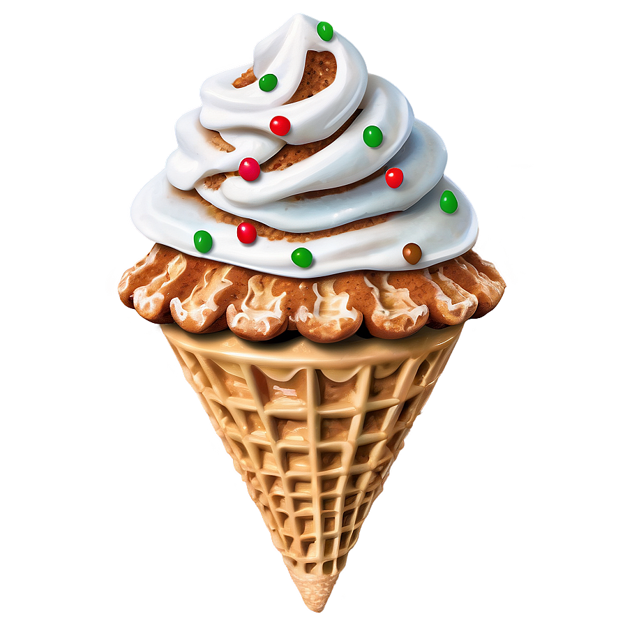 Gingerbread Waffle Cone Png Oxu35