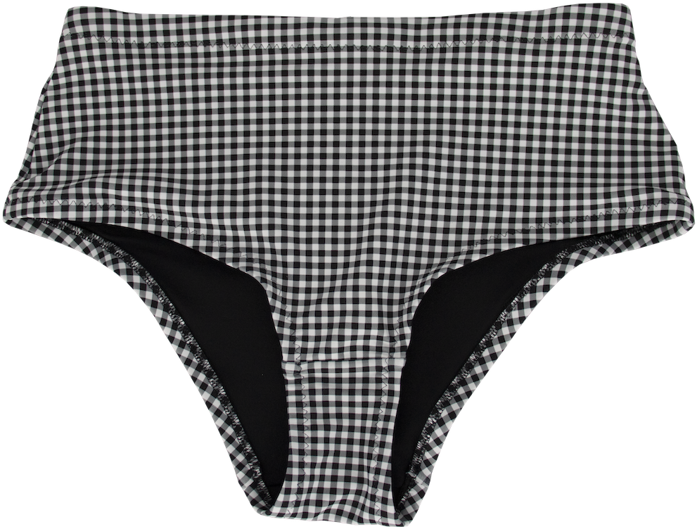 Gingham Bikini Bottoms