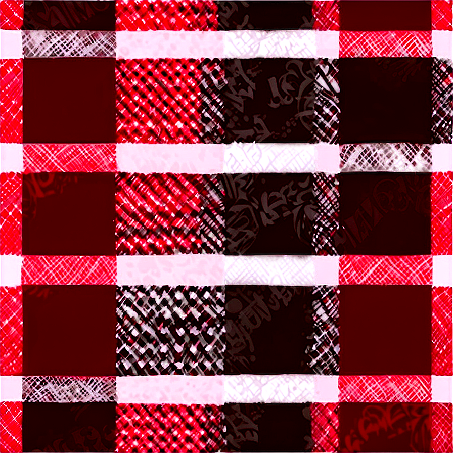 Gingham Red Scarf Png Avm