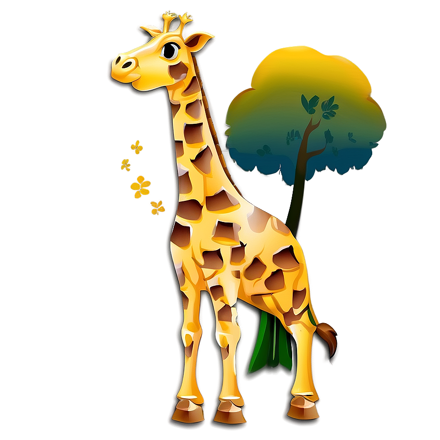 Giraffe Shadow Art Png 50