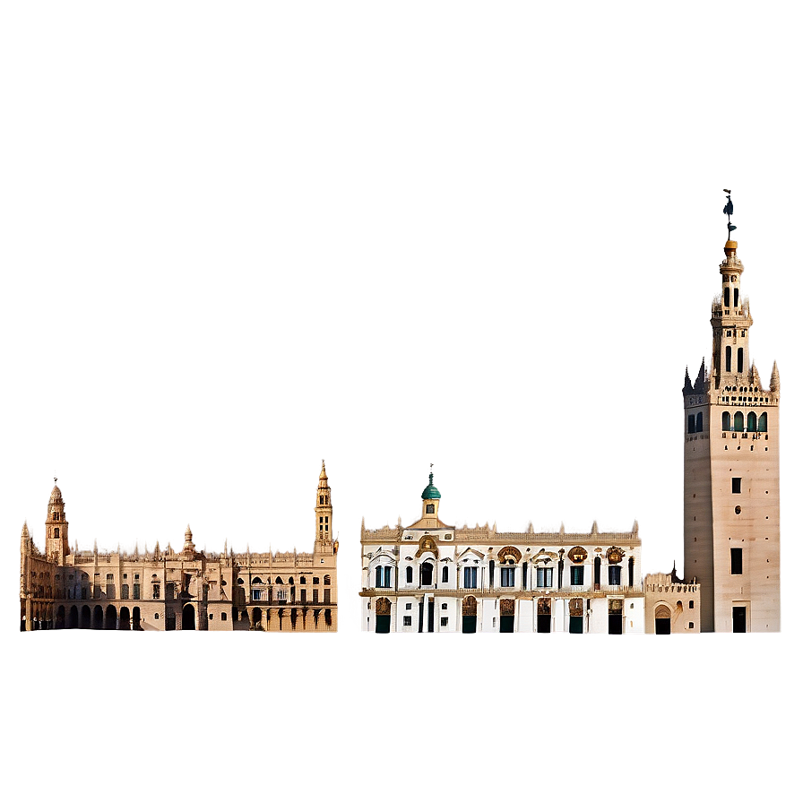 Giralda Tower Sevilla Skyline Png Hqt17