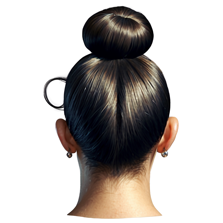 Girl Hair Bun Png 58