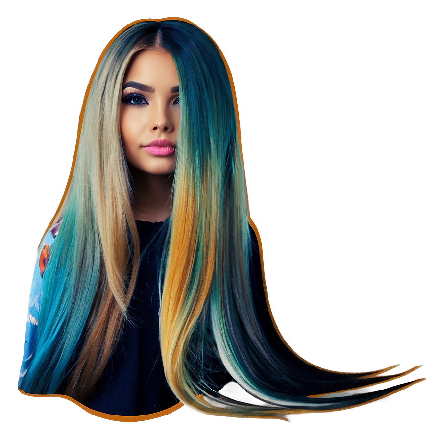 Girl Hair Color Png 06132024