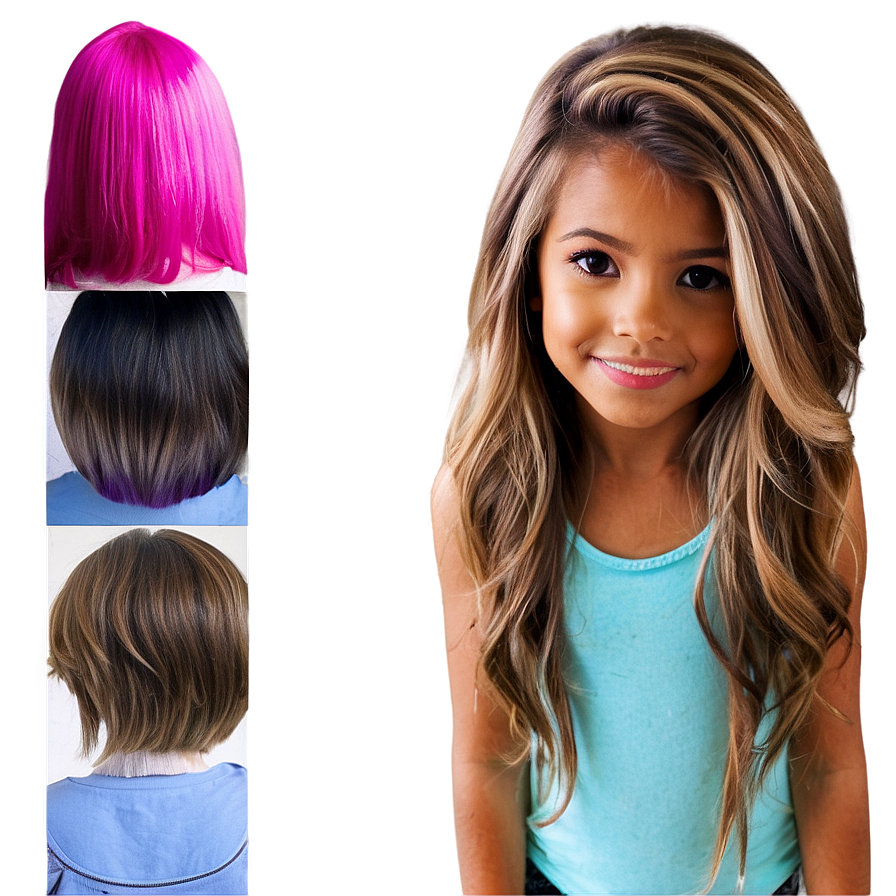 Girl Hair Highlights Png Atw