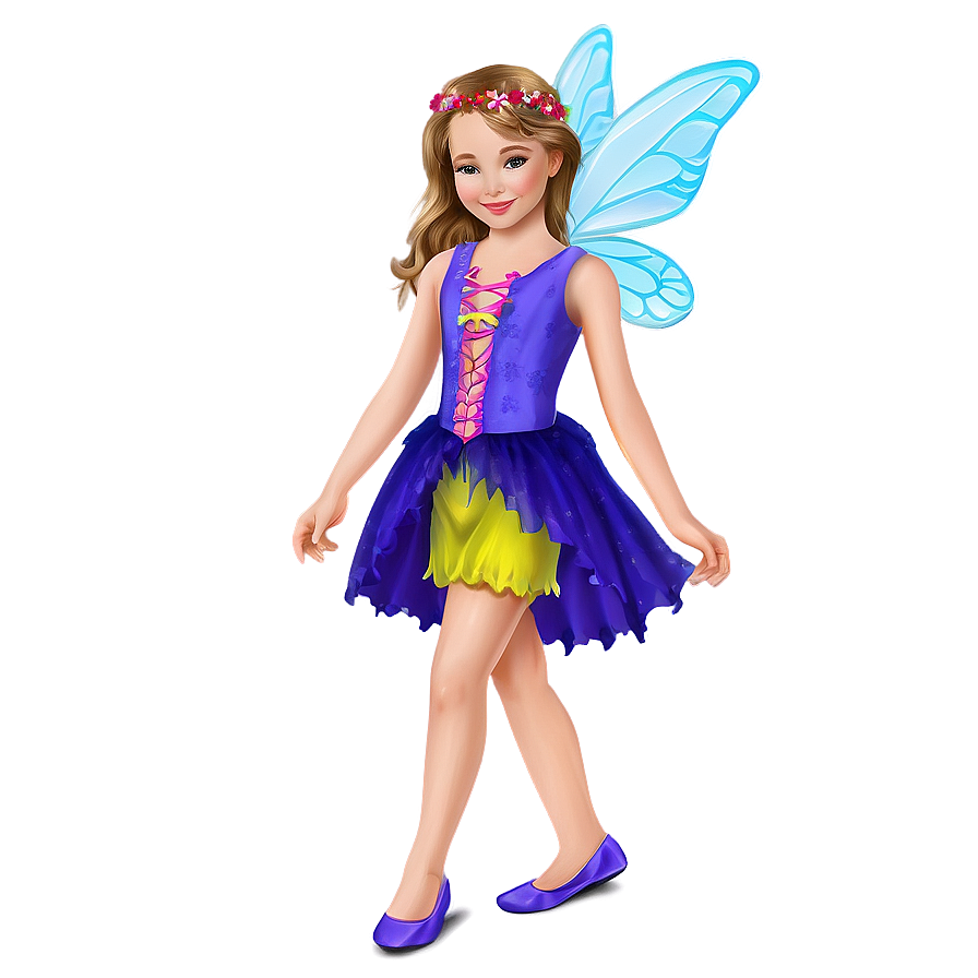 Girl In Fairy Costume Png Flu34