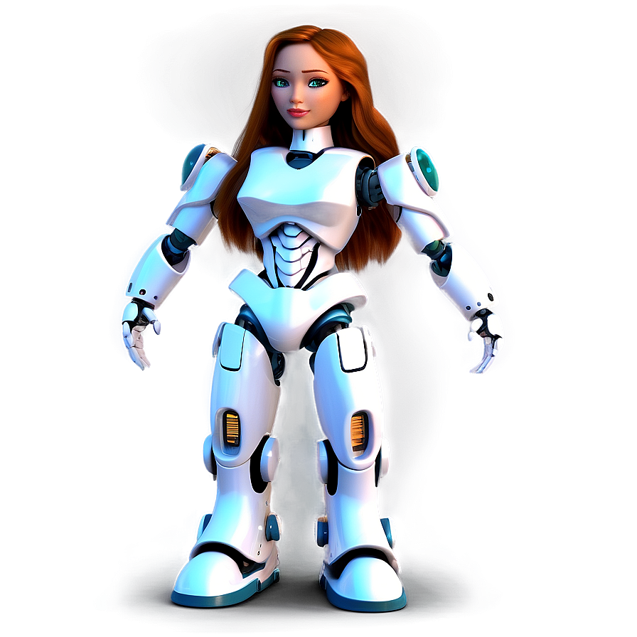 Girl Robot Clipart Png 06262024