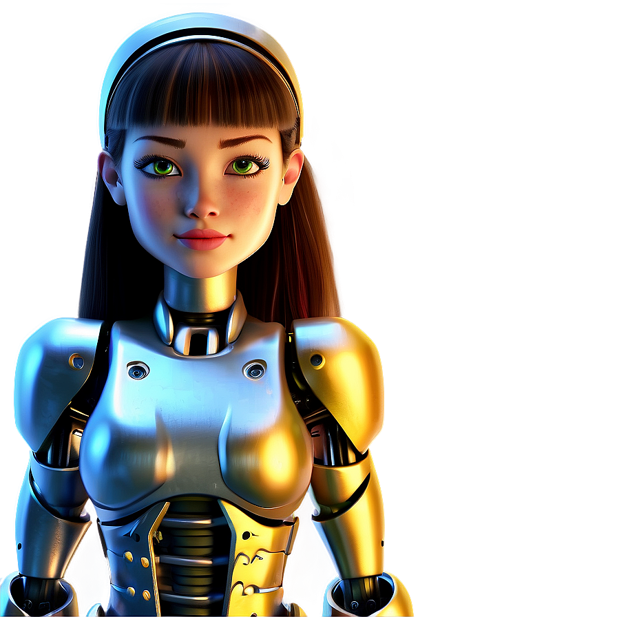 Girl Robot Clipart Png Ift