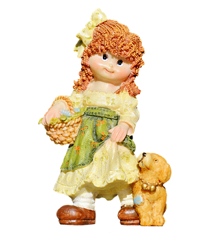 Girland Dog Figurine