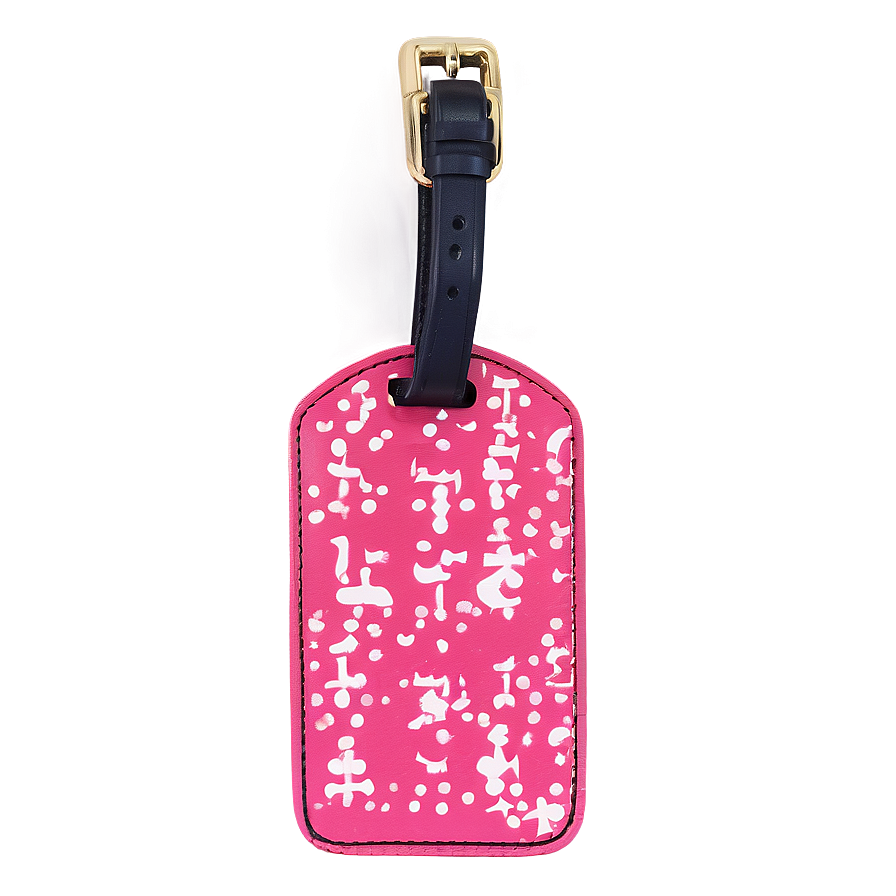 Girly Luggage Tag Png Kyk