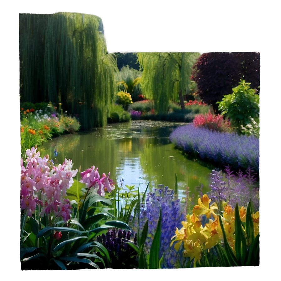 Giverny Monet's Garden Png Nrn